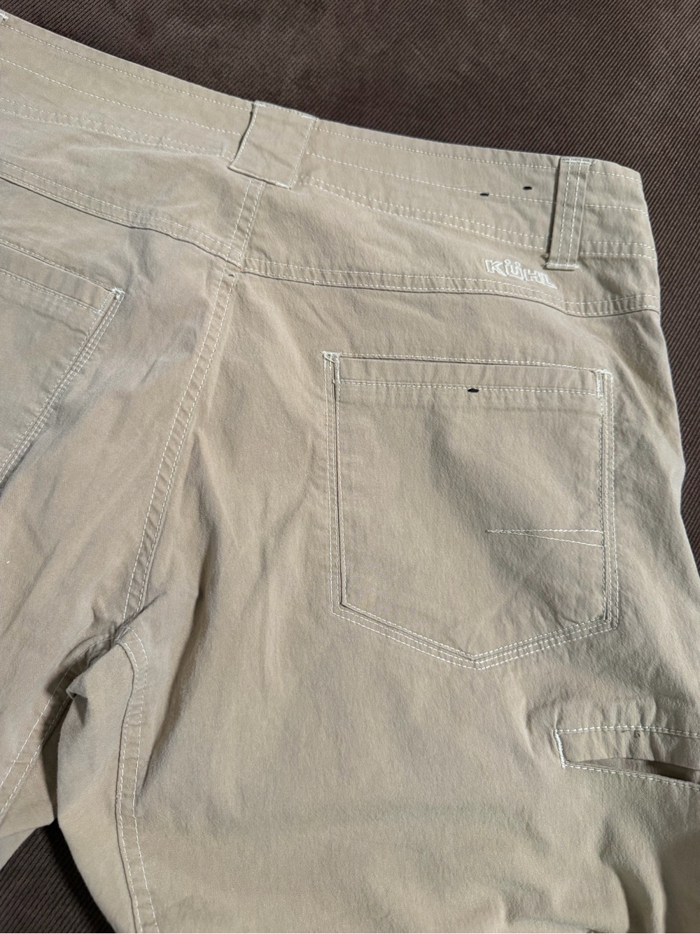 Kuhl Men's Tan Cargo Pants - Lightweight Outdoor Workwear
